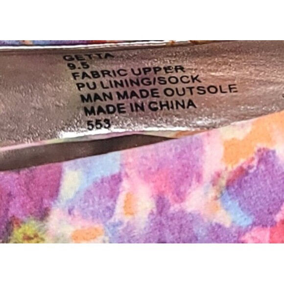 Madden Girl Getta Womens Size 9.5 Multicolor Stiletto Pump Heels Slip On Shoes - Picture 5 of 11